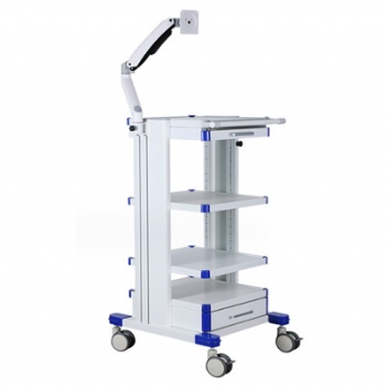 Medical Endoscopy Cart Trolley Tower