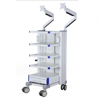 Medical Endoscopy Cart Trolley Tower