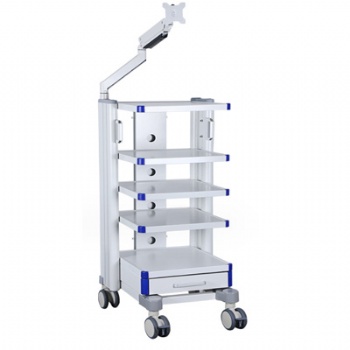 Medical Endoscopy Cart Trolley Tower