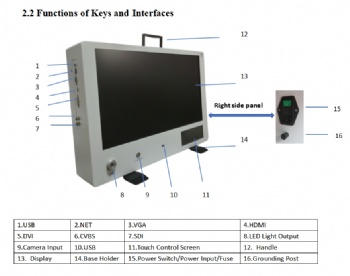 Aurora telepack all in one endoscopy camera system